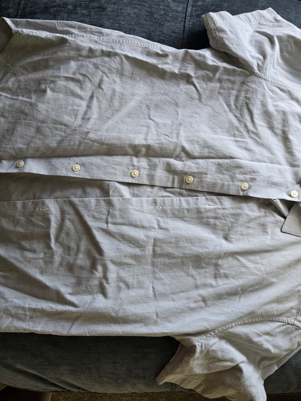Vince Light Gray Casual Button-Down Shirt